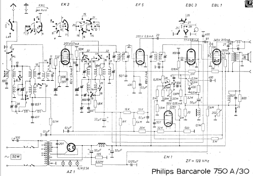 Barcarole 750A-30; Philips Radios - (ID = 377159) Radio
