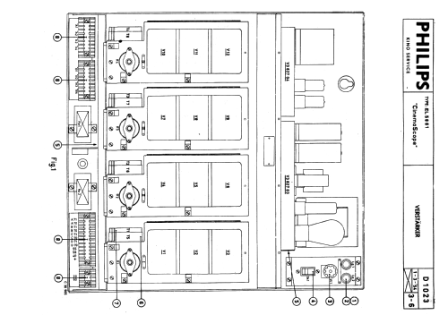 Cinemascope Verstärker EL5861; Philips Radios - (ID = 2009086) Ampl/Mixer