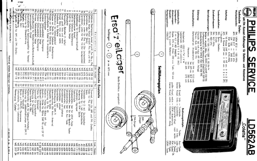 Colette LD562AB; Philips Radios - (ID = 242228) Radio