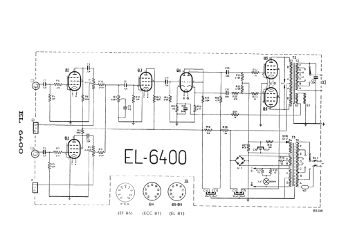 EL6400; Philips Radios - (ID = 952442) Ampl/Mixer