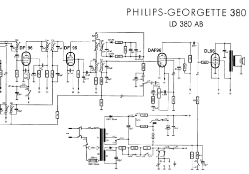 Georgette LD380AB; Philips Radios - (ID = 2054229) Radio
