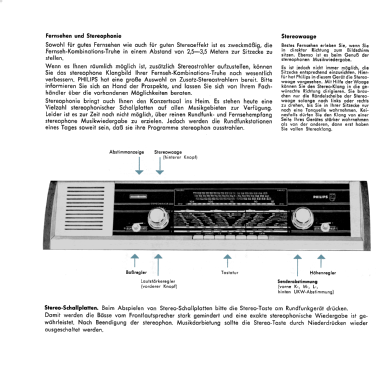 Leonardo Luxus Kombination-Truhe 23RD361A; Philips Radios - (ID = 2377641) TV Radio