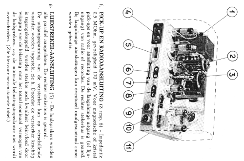 Mischpultverstärker EL6400; Philips Radios - (ID = 123334) Ampl/Mixer