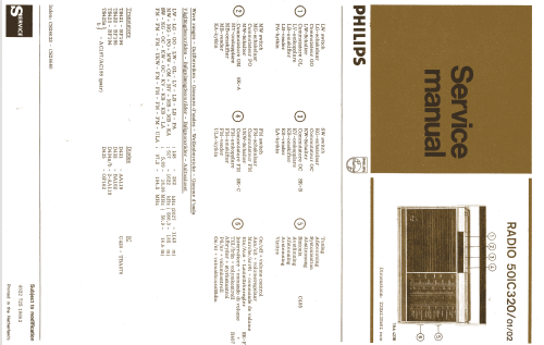Mistral 50IC320; Philips Radios - (ID = 1589527) Radio