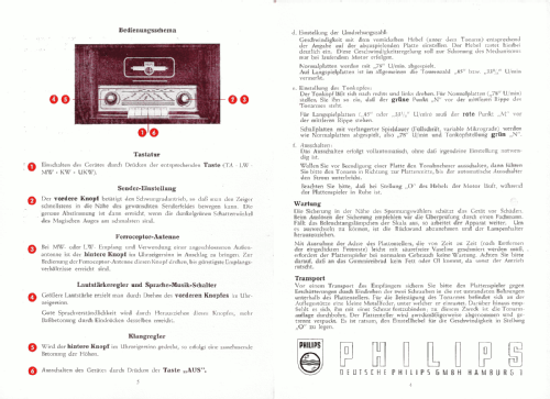 Musikschrank C54 FD634A; Philips Radios - (ID = 2822364) Radio