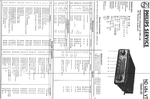 Paladin 484 ND484VT; Philips Radios - (ID = 14849) Car Radio