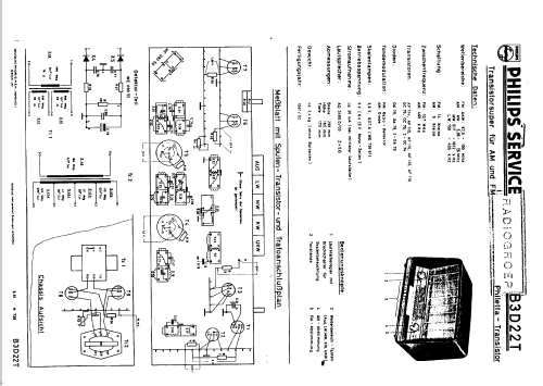 Philetta-Transistor B3D22T; Philips Radios - (ID = 21869) Radio