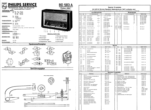 Philips 1002 BD583A; Philips Radios - (ID = 14845) Radio