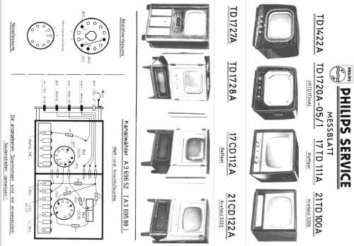 TD1422A C1; Philips Radios - (ID = 30405) Television