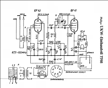 UKW-Einbaugerät 7768; Philips Radios - (ID = 27660) Converter