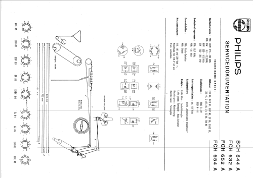 Bi Ampli FCH654A; Philips - Schweiz (ID = 592710) Radio