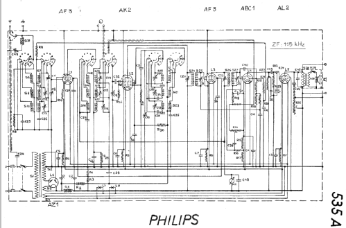 'Multi-Inductance' 535A; Philips - Schweiz (ID = 19178) Radio