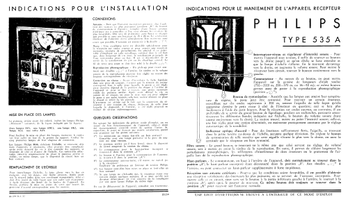 'Multi-Inductance' 535A; Philips - Schweiz (ID = 2495493) Radio
