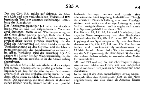 'Multi-Inductance' 535A; Philips - Schweiz (ID = 54731) Radio