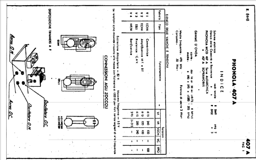 407A; Phonola SA, FIMI; (ID = 382865) Radio