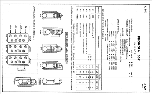 567; Phonola SA, FIMI; (ID = 2594838) Radio