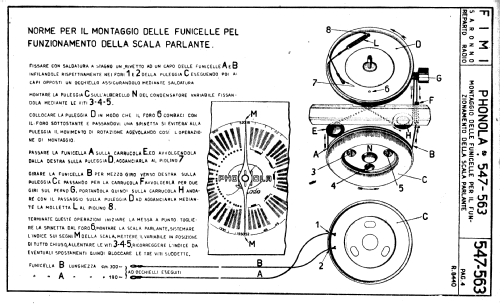 'Castiglioni' 547; Phonola SA, FIMI; (ID = 2773101) Radio