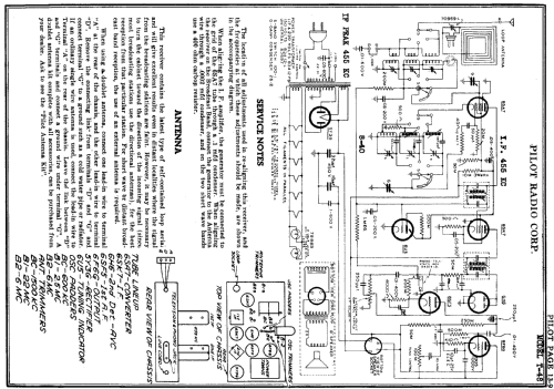 T-48 ; Pilot Electric Mfg. (ID = 122627) Radio