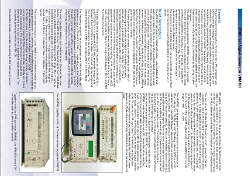 VF/ RF-Mess-Signal-Generator VRM100; Plisch; Hans H.; (ID = 1982810) Equipment