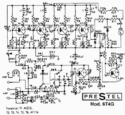 Mesureur de champ 6T4G/D; Prestel Elettronica (ID = 1502391) Equipment