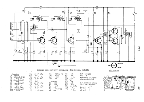 P160BQ; Pye Ltd., Radio (ID = 585516) Radio