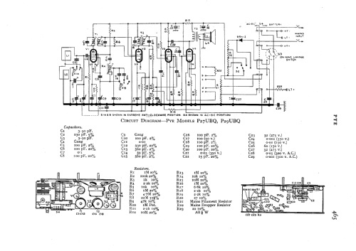 P27UBQ; Pye Ltd., Radio (ID = 546184) Radio