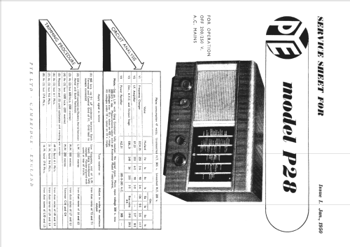 P28; Pye Ltd., Radio (ID = 1671815) Radio