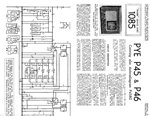 P45RG; Pye Ltd., Radio (ID = 1020240) Radio