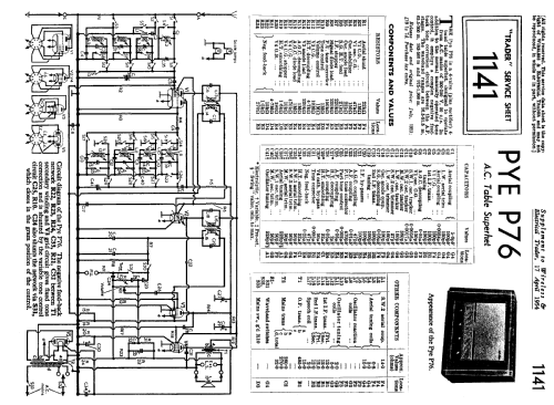 P76; Pye Ltd., Radio (ID = 1049408) Radio