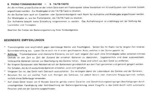 Transistor Koffer TR2334; QUELLE GmbH (ID = 2376987) Radio