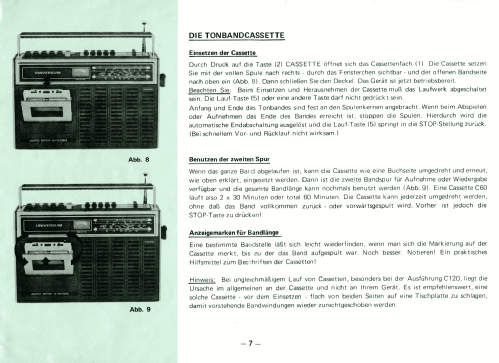 Universum 4-Band-Radio-Cassetten-Kombination CTR 2369 Best.-Nr. 002. 494 4; QUELLE GmbH (ID = 2592856) Radio