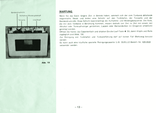 Universum 4-Band-Radio-Cassetten-Kombination CTR 2369 Best.-Nr. 002. 494 4; QUELLE GmbH (ID = 2592864) Radio