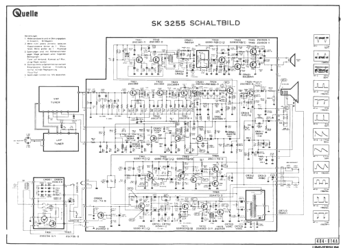 Universum SK 3255; QUELLE GmbH (ID = 2954253) Television