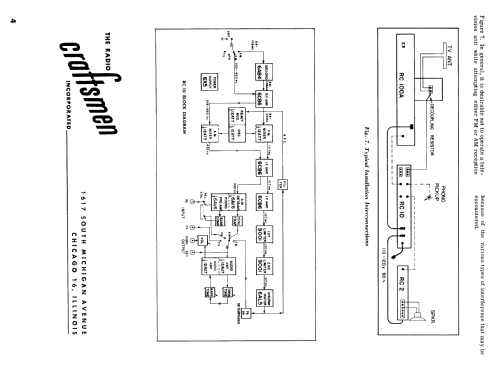 RC-10 AM-FM Tuner; Radio Craftsmen Inc. (ID = 1814694) Radio