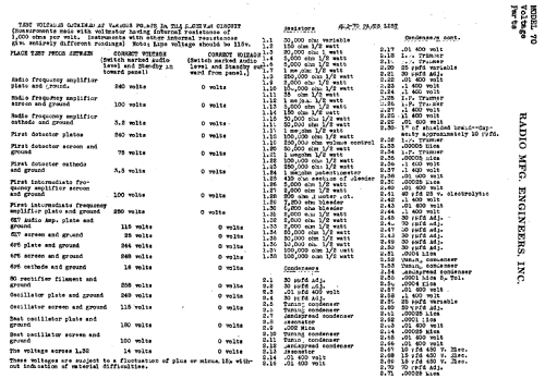 RME-70 ; Radio Mfg. Engineers (ID = 771162) Amateur-R