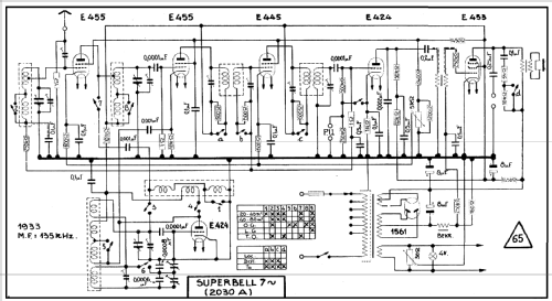 Super Bell 7 ; Bell Telephone Mfg. (ID = 148312) Radio