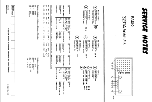 RA3231A /00; Radiola marque (ID = 2382150) Radio