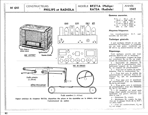 RA73A; Radiola marque (ID = 87550) Radio