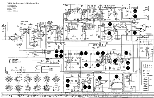 Cabinet FET861A; Rafena Werke (ID = 63583) TV Radio