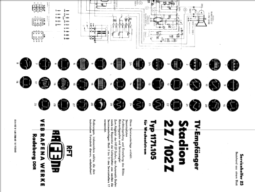 Stadion 102 Z 1171. 113-10001; Rafena Werke (ID = 310965) Television