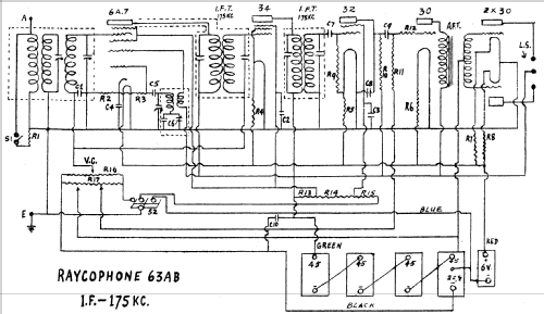 263AB Ch= 63AB; Raycophone Ltd., (ID = 1926642) Radio