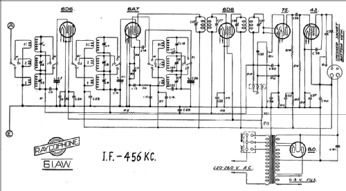 61AW; Raycophone Ltd., (ID = 1943764) Radio