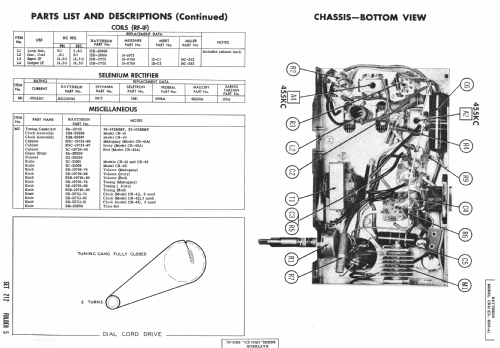 CR-41A Ch= 4D16-A; Raytheon Mfg. Co.; (ID = 982437) Radio