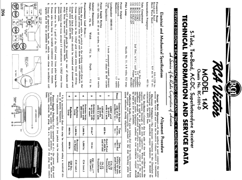 Foreign Correspondent 14X; Ch=RC1001D; RCA RCA Victor Co. (ID = 1050023) Radio