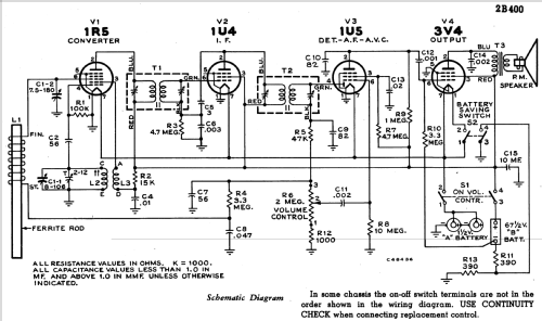 2B401 Ch= RC-1114; RCA RCA Victor Co. (ID = 1216818) Radio