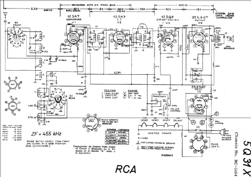 5Q31XT Ch= RC-1054; RCA RCA Victor Co. (ID = 19968) Radio