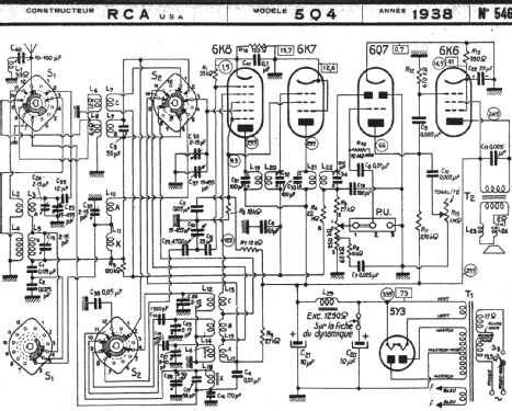 5Q4 Ch= RC-366; RCA RCA Victor Co. (ID = 221091) Radio