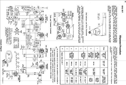 Radiola 61-6 Ch= RC-594D; RCA RCA Victor Co. (ID = 1107356) Radio