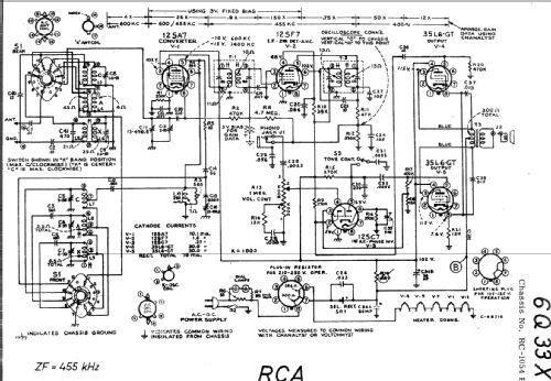 6Q33XT ; RCA RCA Victor Co. (ID = 19970) Radio