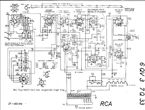 6QV3 ; RCA RCA Victor Co. (ID = 19991) Radio